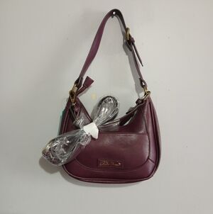 Pioneer NWT Womens Purple Handbag With 2 Straps.